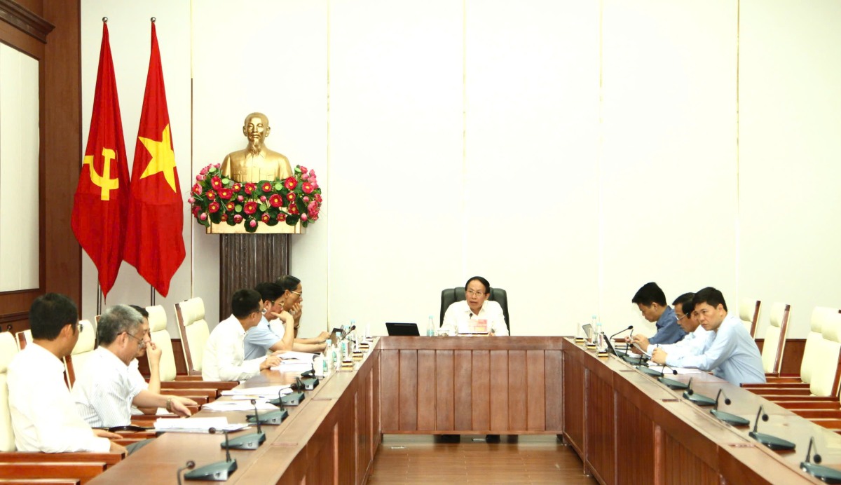 El Comite Permanente del Comite del Partido dio comentarios sobre la politica de inversion de 2 proyectos. Foto: Hai Phong E -Portal