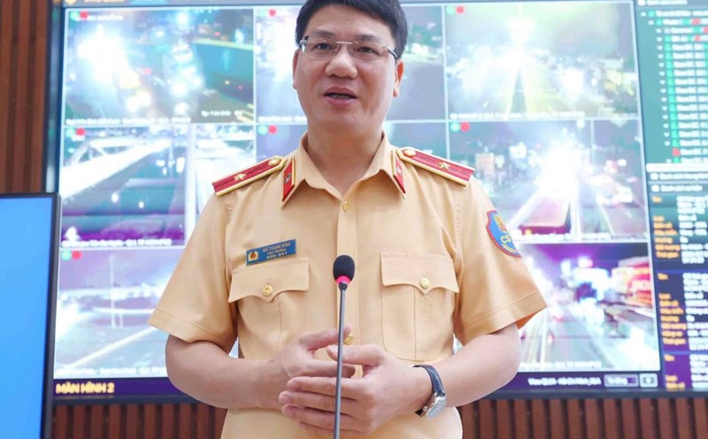 Major General Do Thanh Binh - Director of the Traffic Police Department, Ministry of Public Security. Photo: Viet Dung