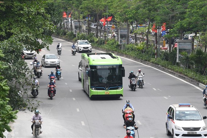 Ha Noi ngay cang phat trien giao thong xanh. Anh: Nhu Bien