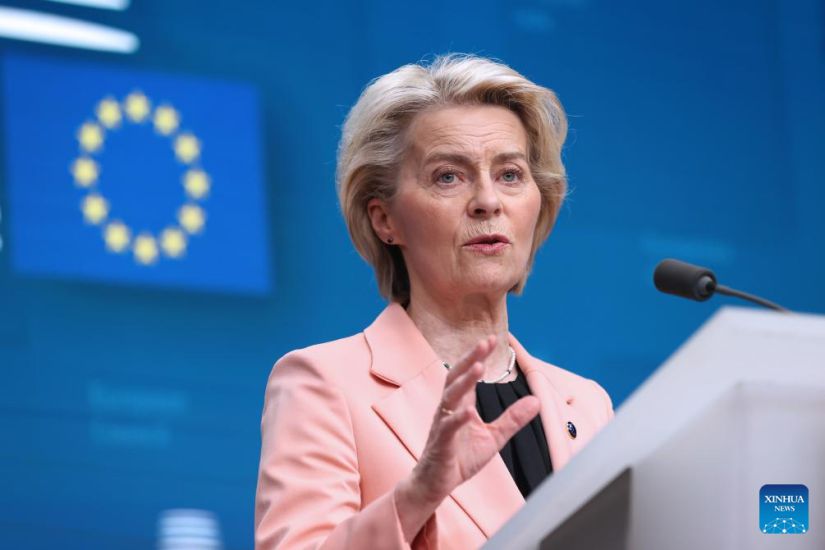 Presidente de la Comision Europea Ursula von der Leyen. 
Foto: Xinhua
