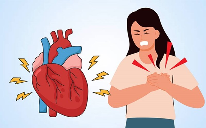 Early signs of a heart attack may appear a month in advance. Graphics: Thien Nhan