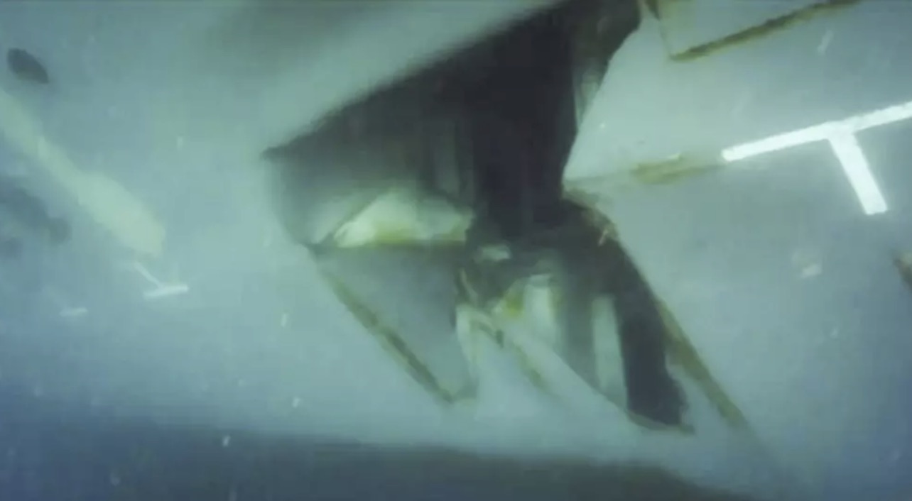 폭발 사고 후 유조선에 균열이 생겼습니다. 공격을 받은 선박은 모두 러시아 항구를 방문한 적이 있습니다. 사진: 앰브리 해운 회사