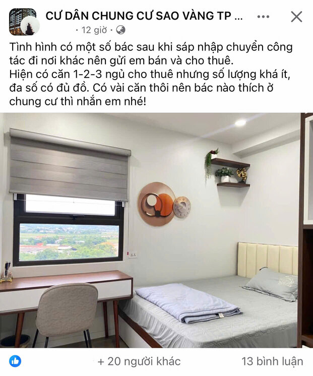 Tin rao ban nha pho, nha chung cu tai trung tam TP Hoa Binh cu (nay la tinh Phu Tho) xuat hien day dac tren cac hoi nhom bat dong san. Anh chup man hinh