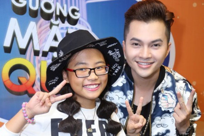 Phuong My Chi va Nam Cuong thi Guong mat than quen nhi mua 2. Anh: VTV3