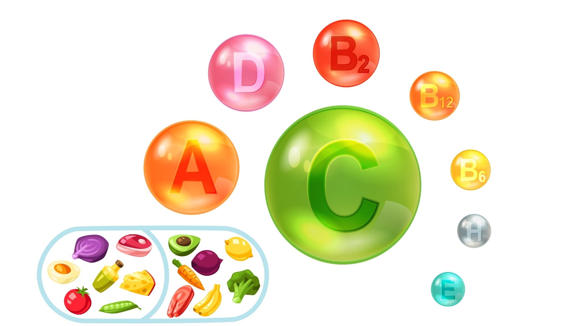 Su khac biet giua vitamin tan trong nuoc va vitamin tan trong chat beo. Do hoa: Minh Hoang