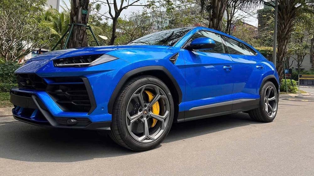 The 2022 Lamborghini Urus is being offered for sale in Hanoi for nearly 14 billion VND, having only operated more than 9,000 km. Photo: Quang Chung