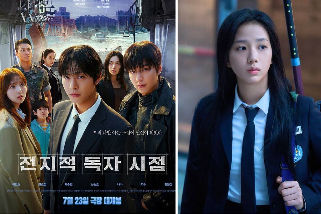 Jisoo tren poster phim va anh tao hinh nhan vat rieng. Anh: Lotte Entertainment