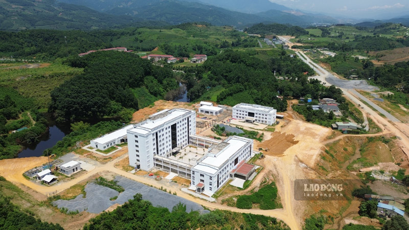 ラオカイ省、旧バットスク地区の病院の全景。写真:ディン・ダイ