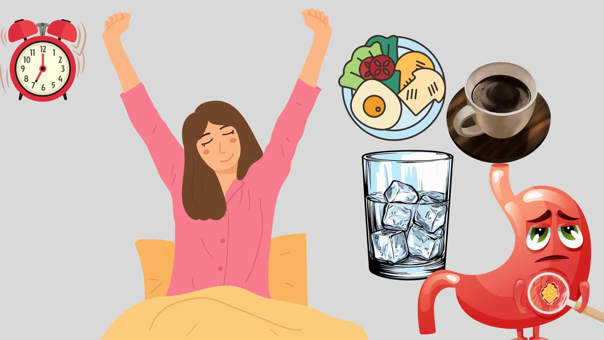 Some habits can harm the stomach. Graphics: Ha May