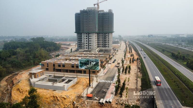 タイグエンで間もなく完成する社会住宅プロジェクト。写真:Lam Thanh