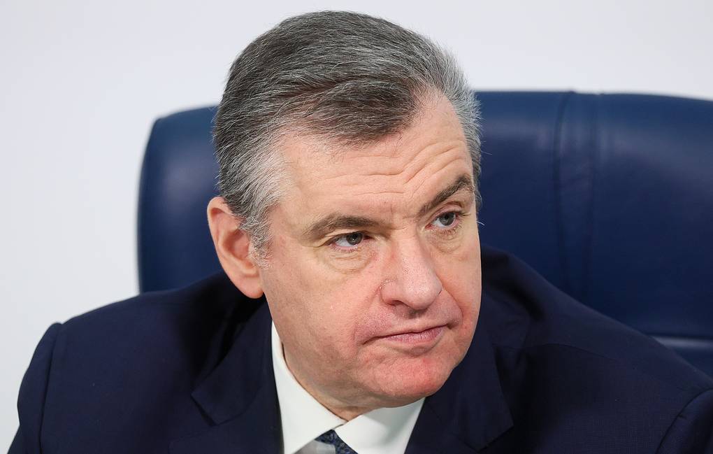 레오니드 슬루츠키 러시아 국가 두마 외교위원회 위원장. 사진: TASS