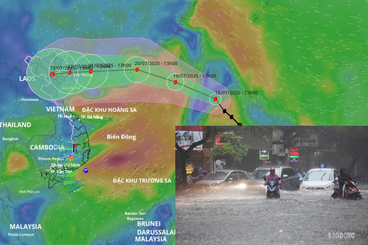 台風Wiphaはスーパー台風3号ヤギに似た形状を持ち、危険な気象状況を警告