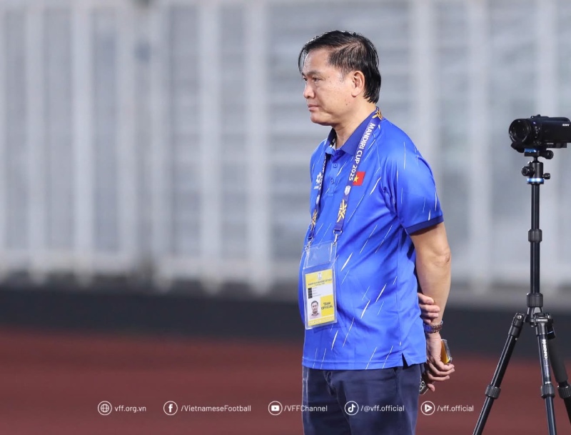 Truong doan Tran Anh Tu dong vien U23 Viet Nam tai san tap. Anh: VFF