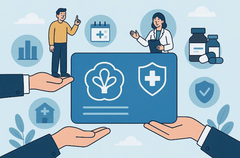 医療保険に関する新しい政策。グラフィック:Huong Giang