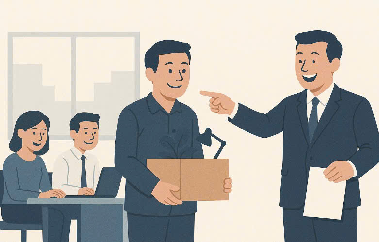 Criteria for determining subjects of staff streamlining according to current regulations. Graphics: Huong Giang