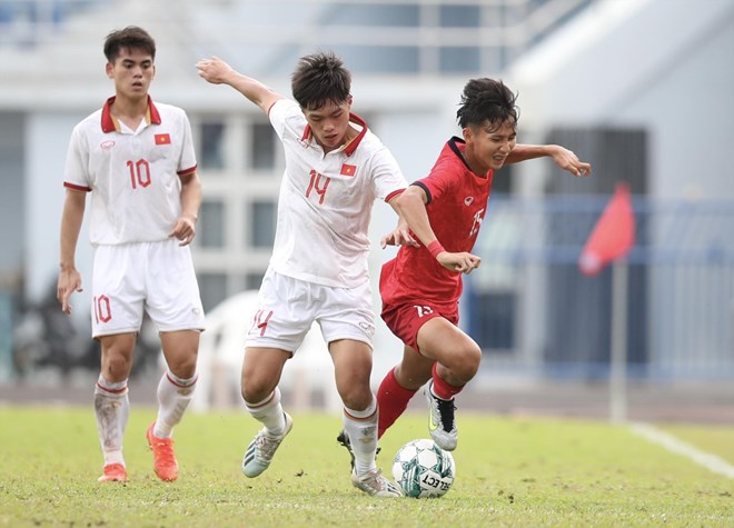 U23 Vietnam is highly appreciated against U23 Laos. Photo: Lam Thoa