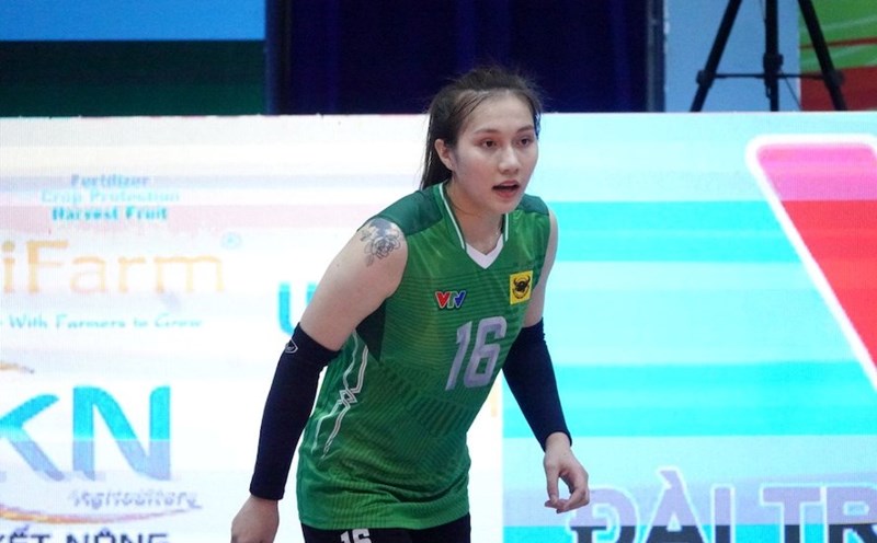 VTV Binh Dien Long An will meet Duc Giang Chemicals at the National U23 Volleyball Tournament. Photo: Nguyen Dang