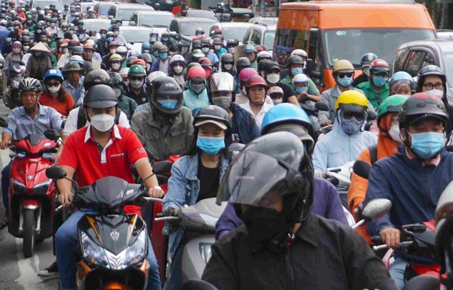 남부 지방의 맑은 날씨. 사진: Minh Quan