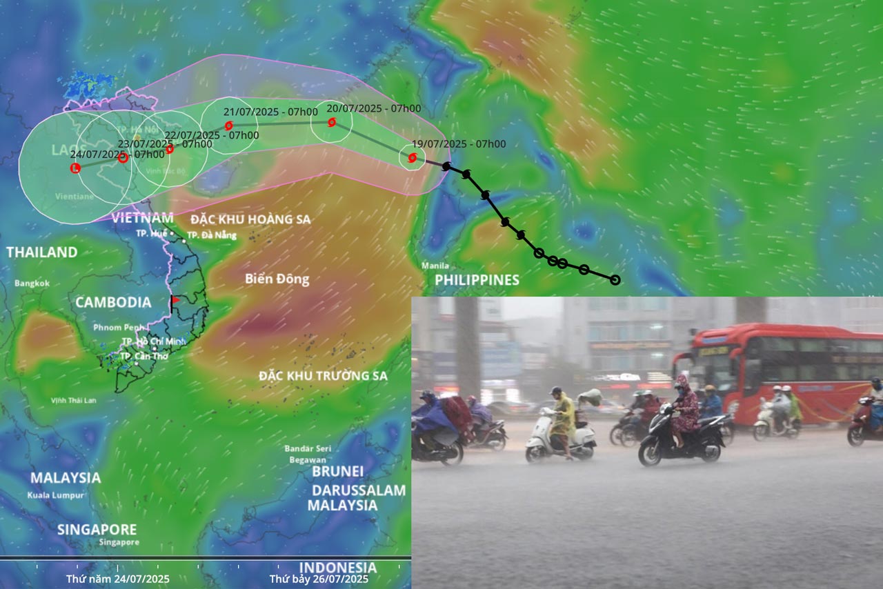 最新の台風3号ウィファの今後24時間の進路予測