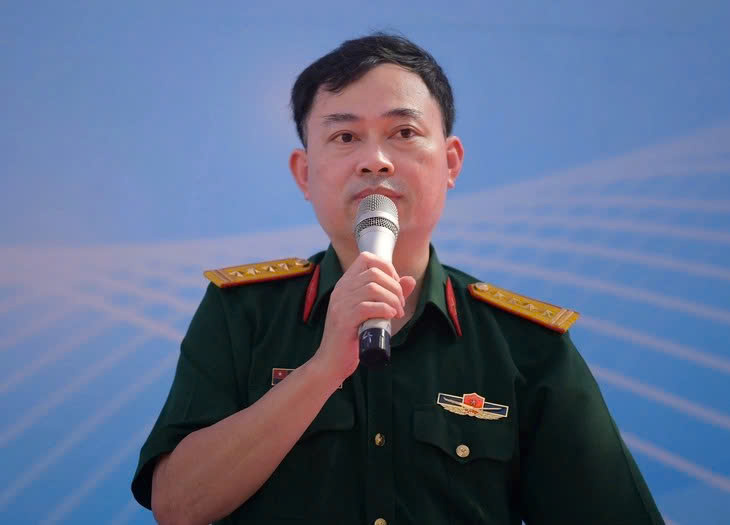 Dai ta Do Thanh Tam, Thu ky Ban tuyen sinh quan su, Bo Quoc phong. Anh: Nam Tran
