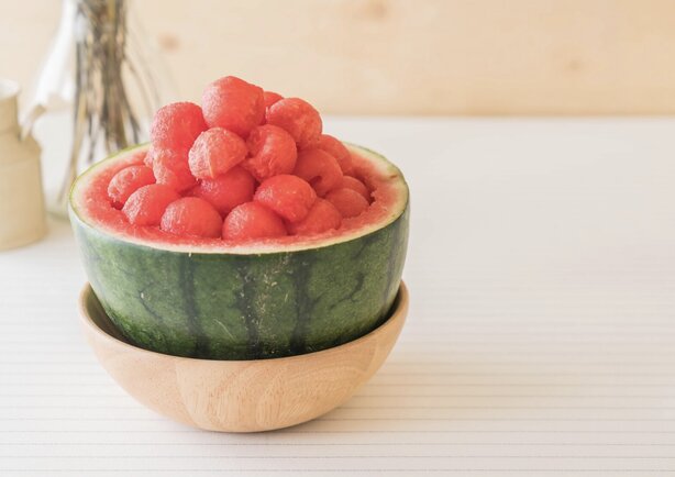 Watermelon helps lose weight and digest well. Photo: Thuy Duong