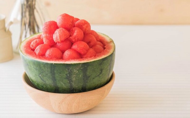 Watermelon helps lose weight and digest well. Photo: Thuy Duong