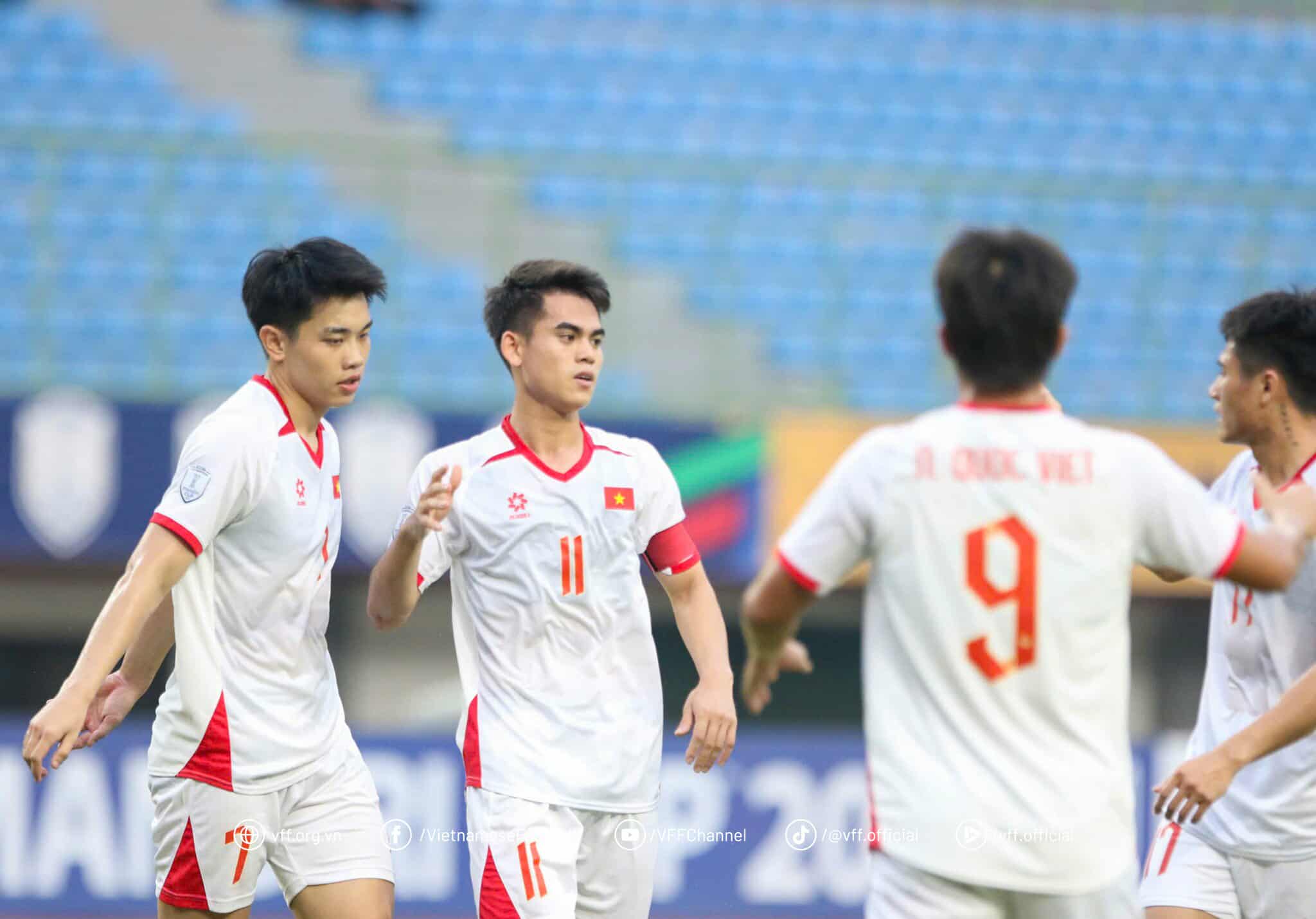 The U23 Vietnam team won the opening match of the 2025 U23 Southeast Asian Championship. Photo: VFF