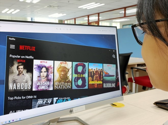 Netflix is the world's leading online movie viewing service. Photo: The Lam