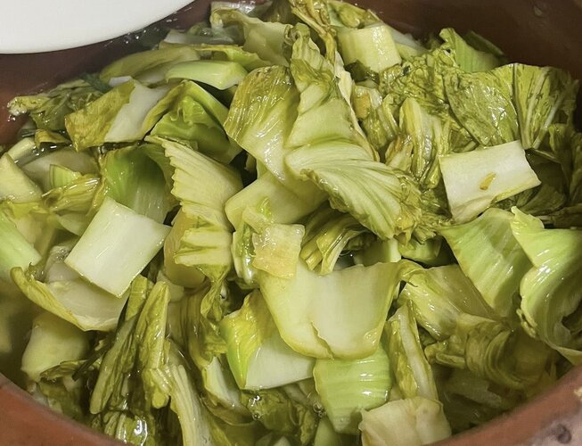 신부전 환자는 식사에 절인 야채를 선택할 때 주의해야 합니다. 사진: Thu Thao