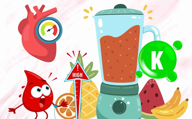 Tips for potassium-rich smoothies that are good for people with high blood pressure