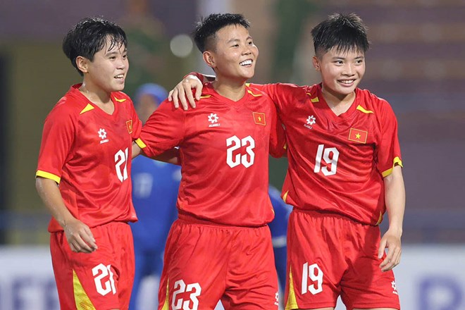 The Vietnam women's team will face the UAE in the 2026 Asian Women's Football Championship qualifiers. Photo: Nhat Anh