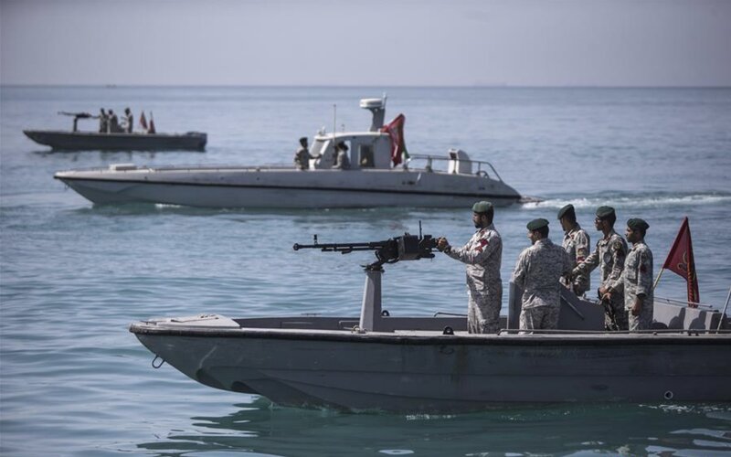 El ejercito irani opera en el Estrecho de Hormuz. Foto: Xinhua