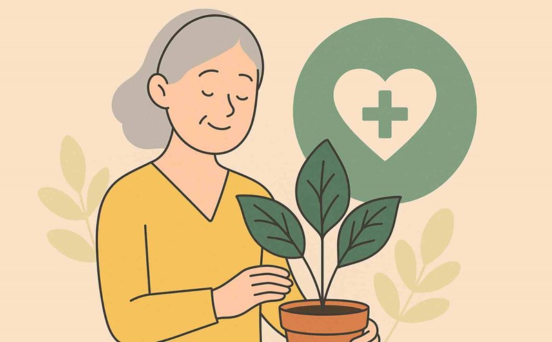 Taking care of your health and maintaining healthy habits will help you prevent aging. Graphic photo: Hoang Loc