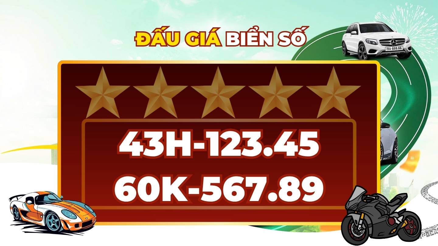 Revealing the most beautiful progressive license plates in the auction on July 2