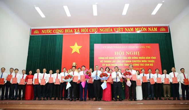 Công bố nhân sự lãnh đạo Sở Y tế tỉnh Quảng Trị sau hợp nhất