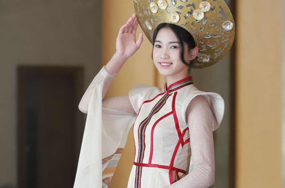 Nguyen Thi Phuong is a candidate for the title of Miss VTV Cup 2025. Photo: Hoang Hue