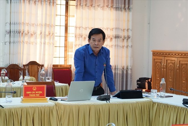 Ong Dang Thanh Nam, cuu Chu tich UBND huyen Kon Plong bi khoi to do vi pham phap luat ve dat dai. Anh: Thanh Tuan