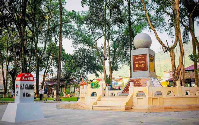 Cột mốc "Hà Giang Km0" ra sao sau sáp nhập tỉnh