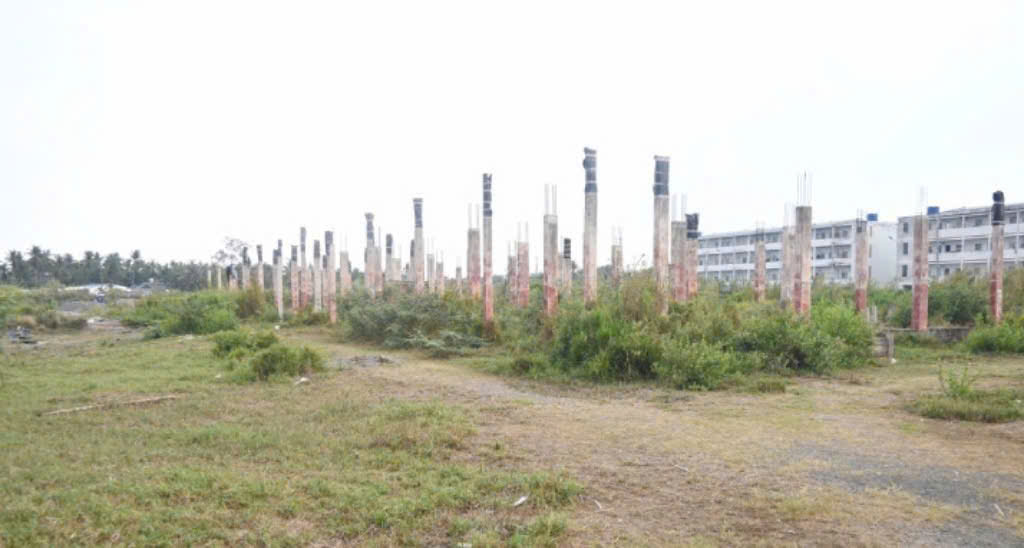 Land to implement the Trade Union social housing project in Vinh Long province. Photo: Thanh Nhan