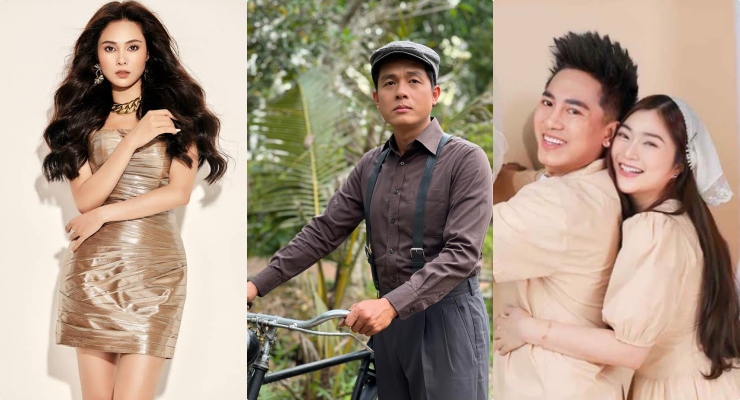 Thanh Truc - Chau Khai Phong and a series of Vietnamese stars keep their marriage a secret. Photo: Artist provided, film crew provided
