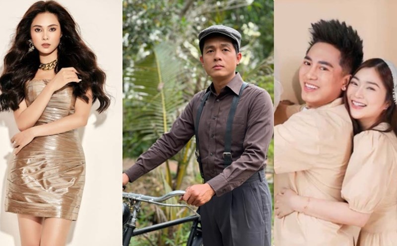 Thanh Truc - Chau Khai Phong and a series of Vietnamese stars keep their marriage a secret. Photo: Artist provided, film crew provided