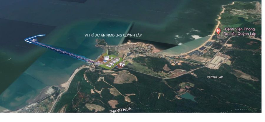 Emplacement du projet NLG Quynh LAP Gas Plant. Photo: ngoc anh