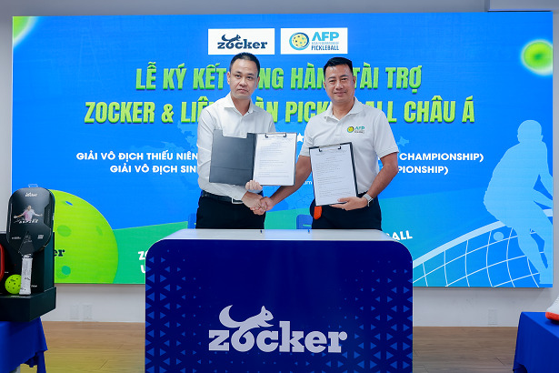 La pelota de una marca deportiva vietnamita se utilizara en el sistema de torneo de Pickleball Asia. Foto: Dinh Thao