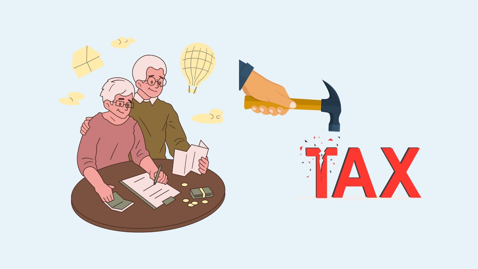 Les pensions de retraite et les allocations d'assurance sociale sont exonerees d'impot sur le revenu des personnes physiques. Graphique : Linh Dan