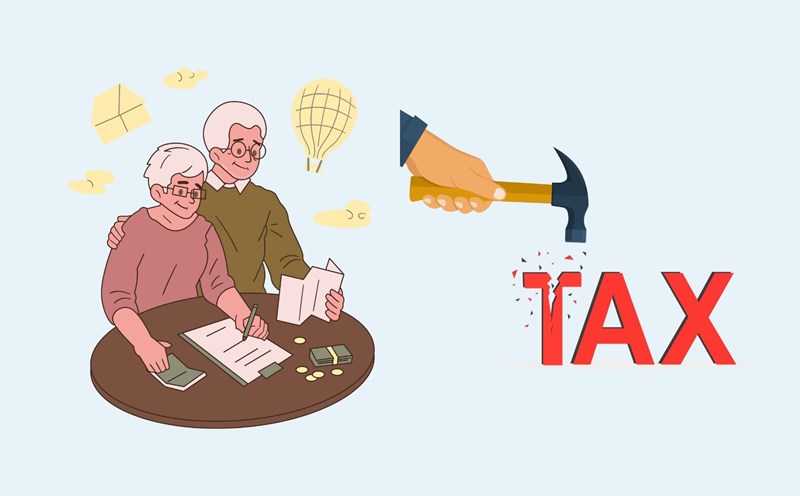 Pension and social insurance benefits are exempt from personal income tax. Graphics: Linh Dan