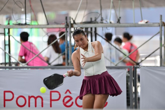 TPHCM la dia phuong co phong trao pickleball rat manh, voi viec to chuc nhieu giai dau tam co thoi gian qua. Anh: Vo Hai