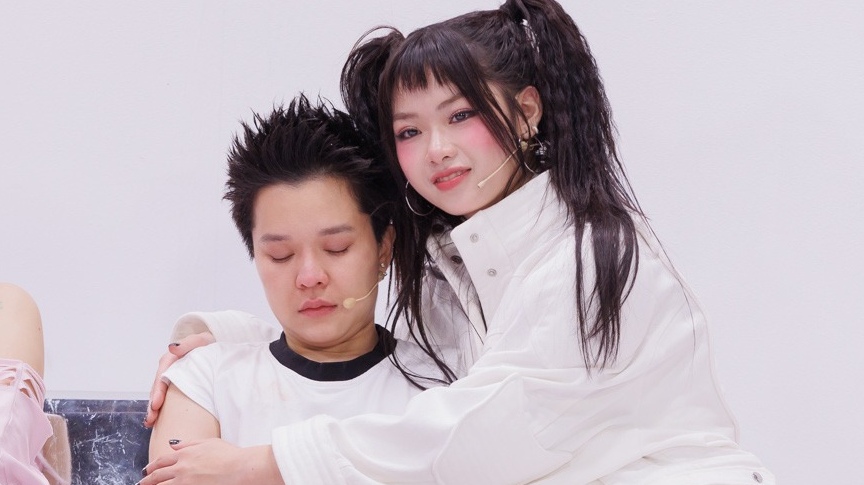Tien Tien khoc nhieu khi Anh Sang bi loai. Anh: NSX Em xinh say hi