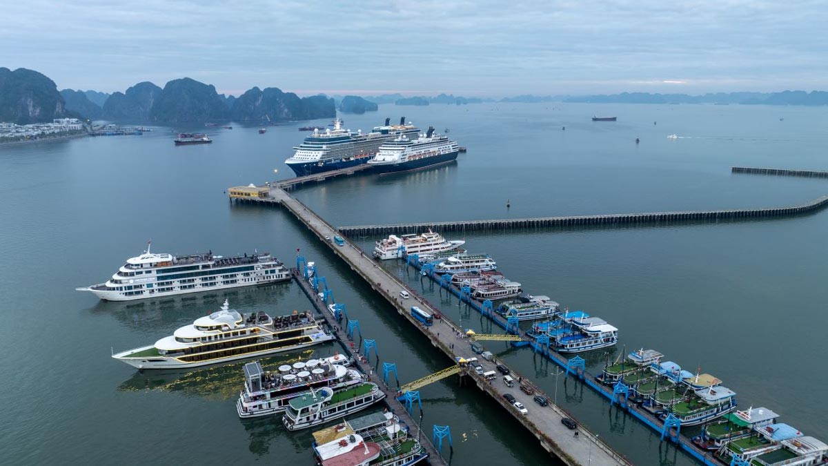 HA LONG INTERNATIONAL RASSENGER PORT。写真：Nguyen Hung