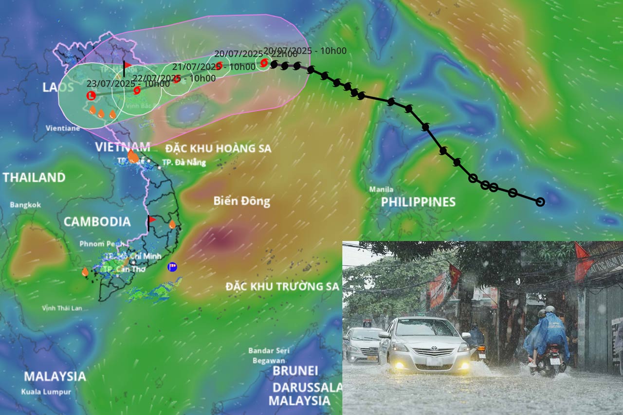 台風3号ウィファは最強段階にあり、今後24時間の進路を予測