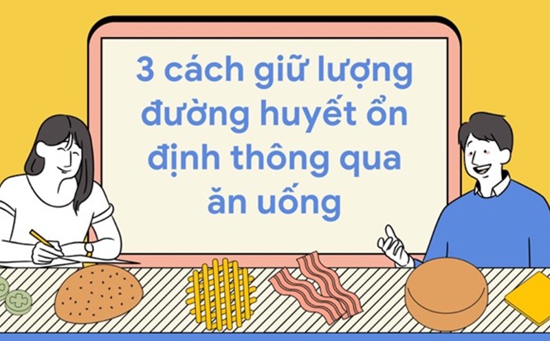 Not eating too late can cause blood sugar to be unstable. Graphic photo: Huong Son